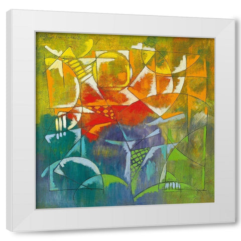 Finestra sul porto I White Modern Wood Framed Art Print by Da San Lorenzo, Paolo