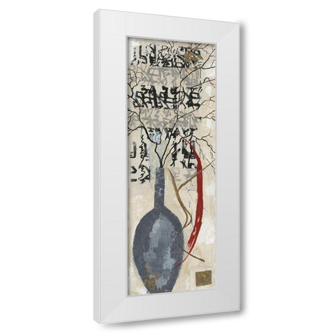 West meets East II White Modern Wood Framed Art Print by Shaffer Johnson, Sandee