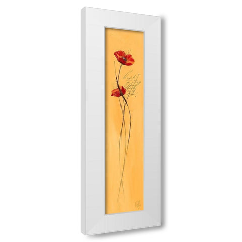 Classic Fleuriette I White Modern Wood Framed Art Print by Zacher-Finet, Isabelle