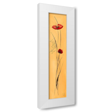 Classic Fleuriette II White Modern Wood Framed Art Print by Zacher-Finet, Isabelle