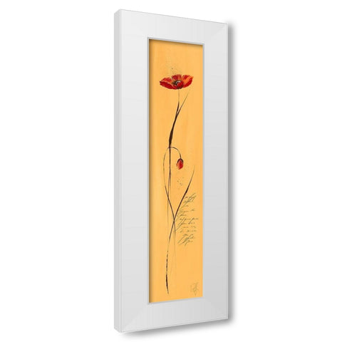 Classic Fleuriette III White Modern Wood Framed Art Print by Zacher-Finet, Isabelle