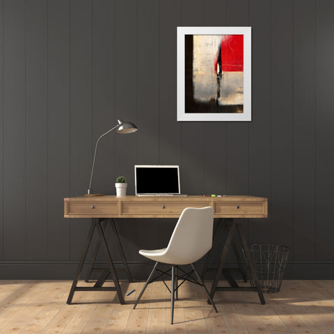 Lois de la Presence White Modern Wood Framed Art Print by Becam, Carole