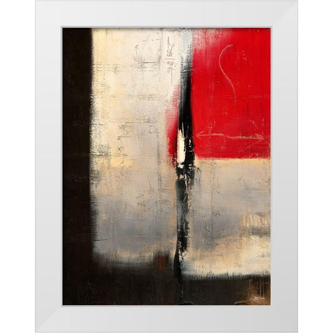 Lois de la Presence White Modern Wood Framed Art Print by Becam, Carole