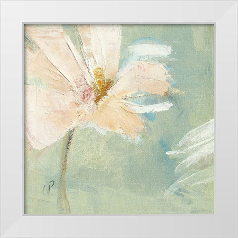 Paquerette I White Modern Wood Framed Art Print by Parise, Chantal
