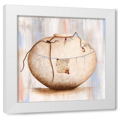 Bron van Inspiratie II White Modern Wood Framed Art Print by Thiry, Diana