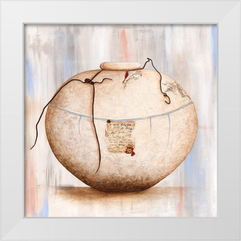 Bron van Inspiratie II White Modern Wood Framed Art Print by Thiry, Diana