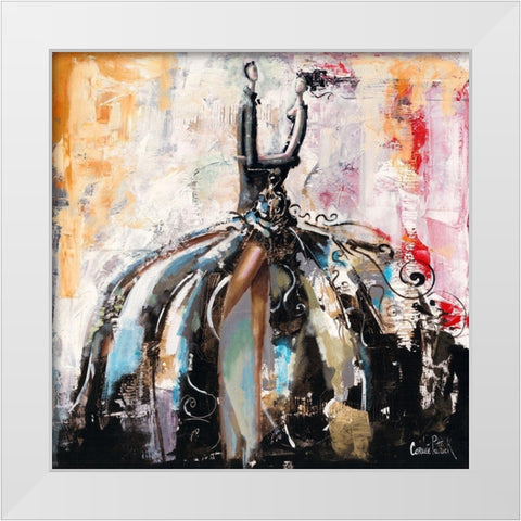 Dis donc! White Modern Wood Framed Art Print by Cornee, Patrick