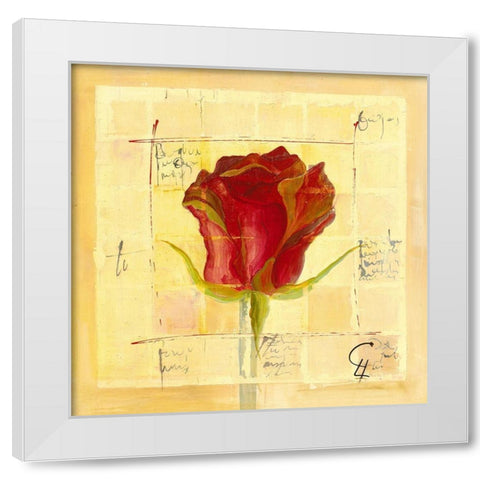 Oigas III White Modern Wood Framed Art Print by Leys, Gemma