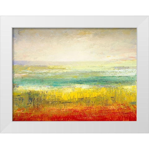 Only a Summer s Day White Modern Wood Framed Art Print by Morten, Jane