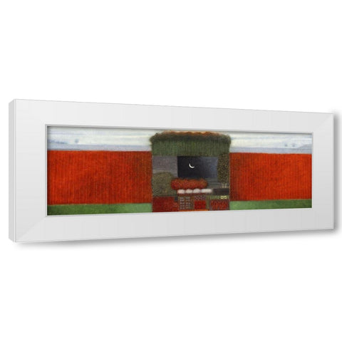 When Autumn comes around I White Modern Wood Framed Art Print by van Hoek, Rob