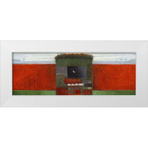 When Autumn comes around I White Modern Wood Framed Art Print by van Hoek, Rob