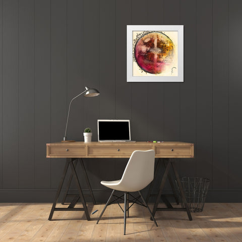 Rosa III White Modern Wood Framed Art Print by Leys, Gemma