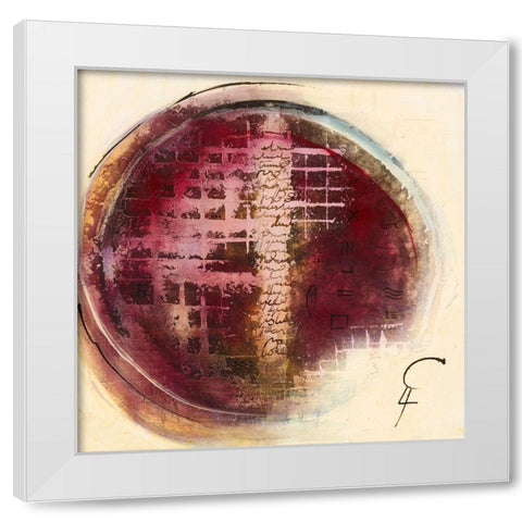 El Amor V White Modern Wood Framed Art Print by Leys, Gemma