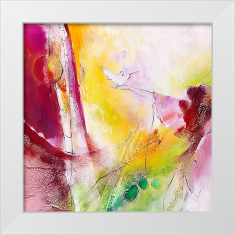 Safe it White Modern Wood Framed Art Print by Marks, Rita