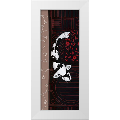 Four Seasons Winter II White Modern Wood Framed Art Print by Gruhn, Nicole