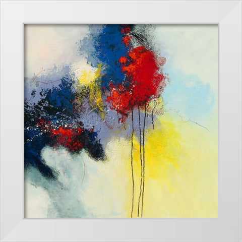 Out in the Open White Modern Wood Framed Art Print by Jansen, Marja