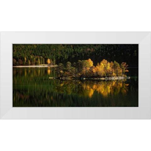 Nature Art Color III White Modern Wood Framed Art Print by Steger, Uwe