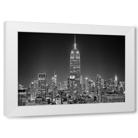 230 5th Avenue White Modern Wood Framed Art Print by Terrible, Aurelien