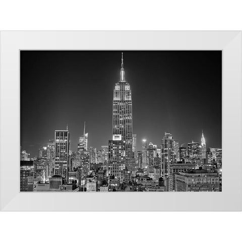 230 5th Avenue White Modern Wood Framed Art Print by Terrible, Aurelien