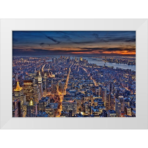 Gilded Fifth White Modern Wood Framed Art Print by Terrible, Aurelien