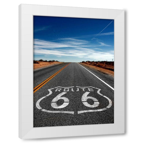 On the Road Again White Modern Wood Framed Art Print by Terrible, Aurelien