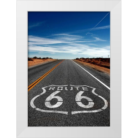 On the Road Again White Modern Wood Framed Art Print by Terrible, Aurelien