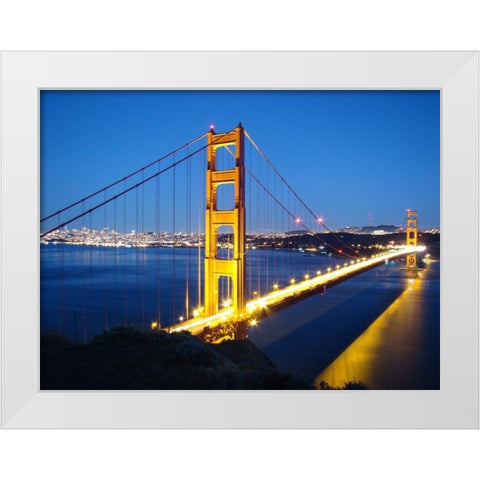 Hendrik Point White Modern Wood Framed Art Print by Terrible, Aurelien
