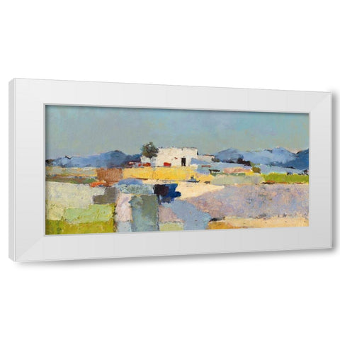 Mirabel I White Modern Wood Framed Art Print by Groenhart, Jan