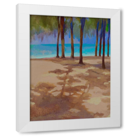 Mon Choisy II White Modern Wood Framed Art Print by Mazur-Devaux, Ewa