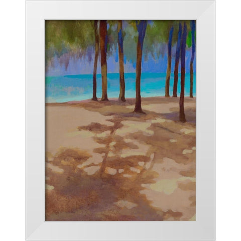 Mon Choisy II White Modern Wood Framed Art Print by Mazur-Devaux, Ewa