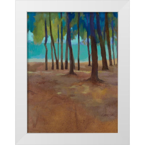 Mon Choisy IV White Modern Wood Framed Art Print by Mazur-Devaux, Ewa