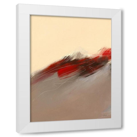 Prelude I White Modern Wood Framed Art Print by Ball, Veronique