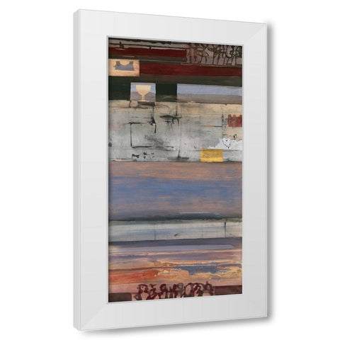 Sundown White Modern Wood Framed Art Print by Richter-Armgart, Rose