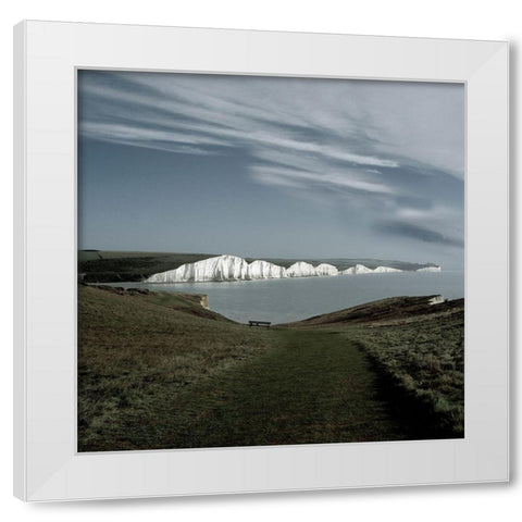 The Journey White Modern Wood Framed Art Print by Copeland, Gill