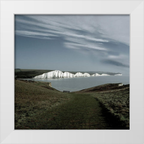 The Journey White Modern Wood Framed Art Print by Copeland, Gill