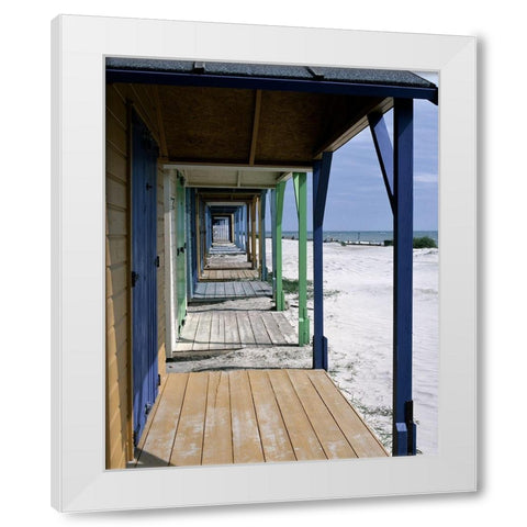 Ocean Views White Modern Wood Framed Art Print by Copeland, Gill