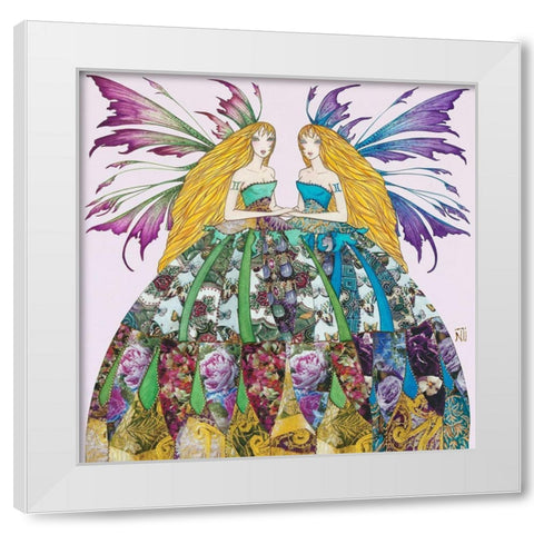 Fee du Gemeau White Modern Wood Framed Art Print by Johara