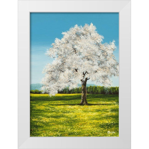 In voller Blute White Modern Wood Framed Art Print by Richter, Cornelia