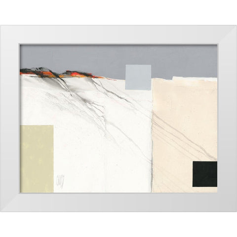 Toundra (Climat II) White Modern Wood Framed Art Print by Choisy, Christian