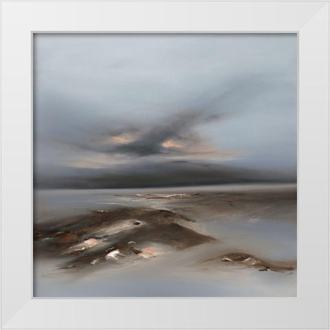 Darkness Descends II White Modern Wood Framed Art Print by Bennett, Paul