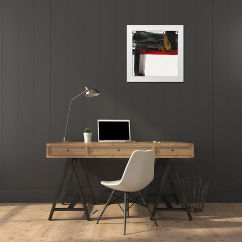 Ohne Titel VII White Modern Wood Framed Art Print by Decker, Regina