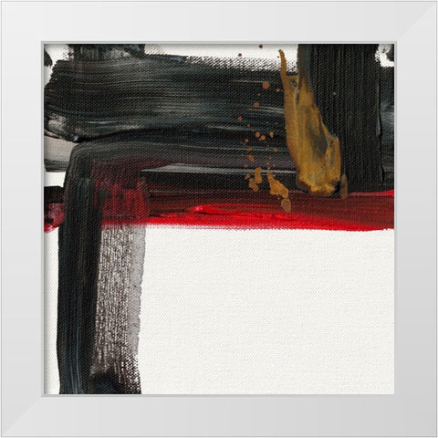 Ohne Titel VII White Modern Wood Framed Art Print by Decker, Regina