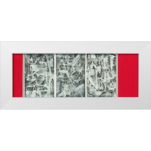 Schatten und Licht White Modern Wood Framed Art Print by Molfenter, Erika