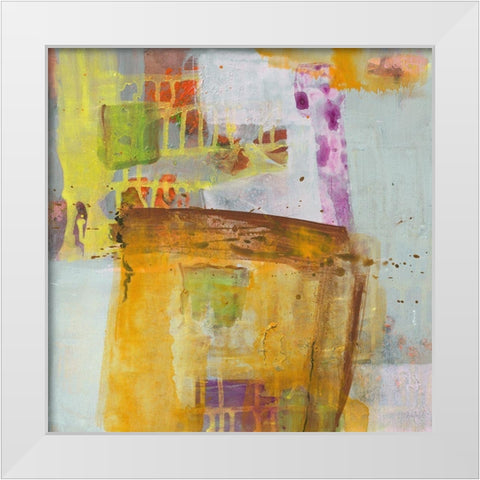 Tumult White Modern Wood Framed Art Print by Schafer, Jenny