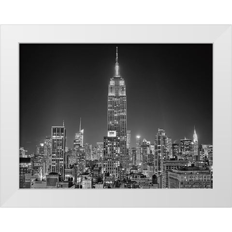 230 5th Avenue White Modern Wood Framed Art Print by Terrible, Aurelien