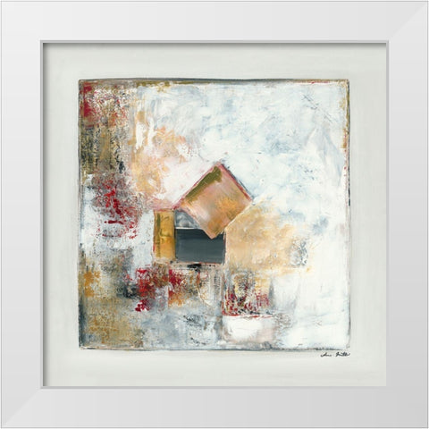 Stabilitat White Modern Wood Framed Art Print by Arns-Muller, Monika