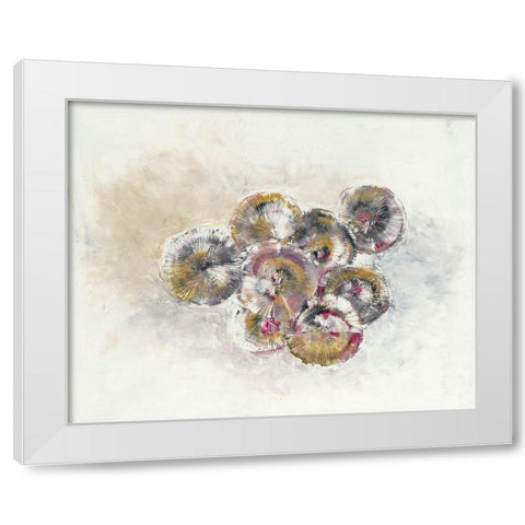 Dynamik White Modern Wood Framed Art Print by Arns-Muller, Monika