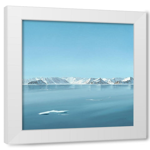 Arctic silence White Modern Wood Framed Art Print by Reader, Dawn