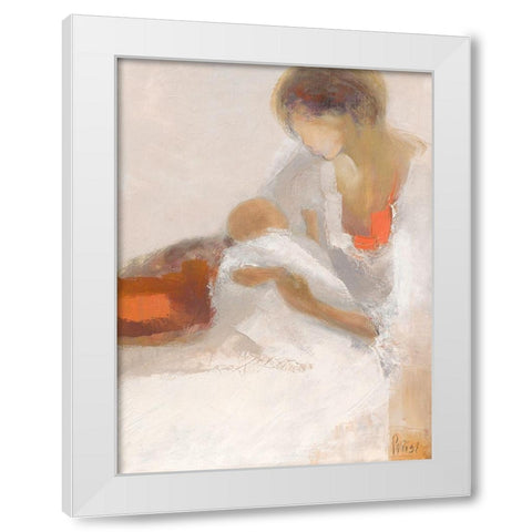 Maternite IV White Modern Wood Framed Art Print by Parise, Chantal