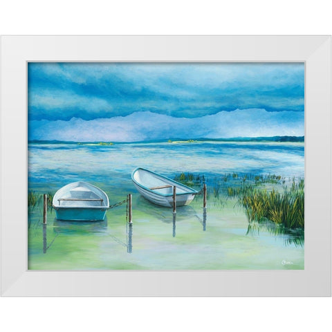 Nach dem Gewitter White Modern Wood Framed Art Print by Richter, Cornelia